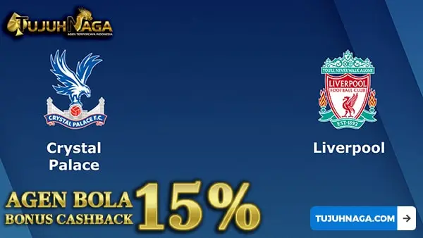 Crystal Palace vs Liverpool tujuhnaga.com 2023